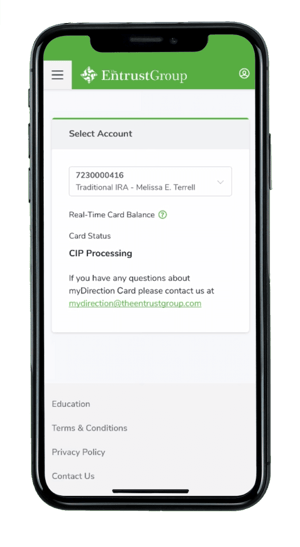 Account selection