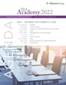 IRA Academy 2022 Fall Agenda Cover for Agenda Site Page