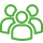 The Entrust Group. Line image of three people
